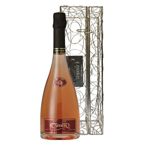 Send Cattier Rose Red Kiss Champagne 75cl In Arabesque Cage Online